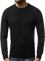 OZONEE BL/M5632 Мъжки пуловер черен