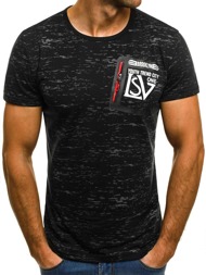OZONEE JS/SS329 Мъжка тениска черна