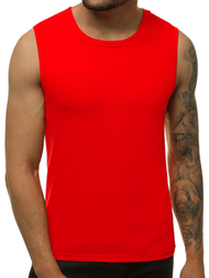 Мъжка тениска червена OZONEE JS/99001/59