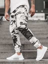 Мъжки панталони JOGER черно-бяло OZONEE A/404