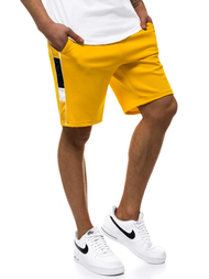 Мъжки панталонки жълто JS/KK300171