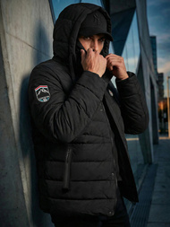 Мъжко яке черни OZONEE JS/31M5081/392