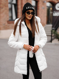 Дамско яке бял OZONEE JS/16M9121/281Z