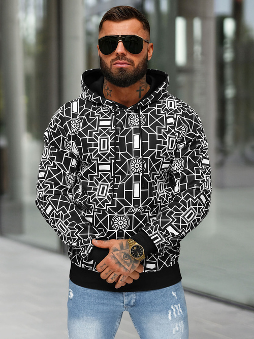 Мъжки Cуитшърт черен OZONEE JS/8B1236/3