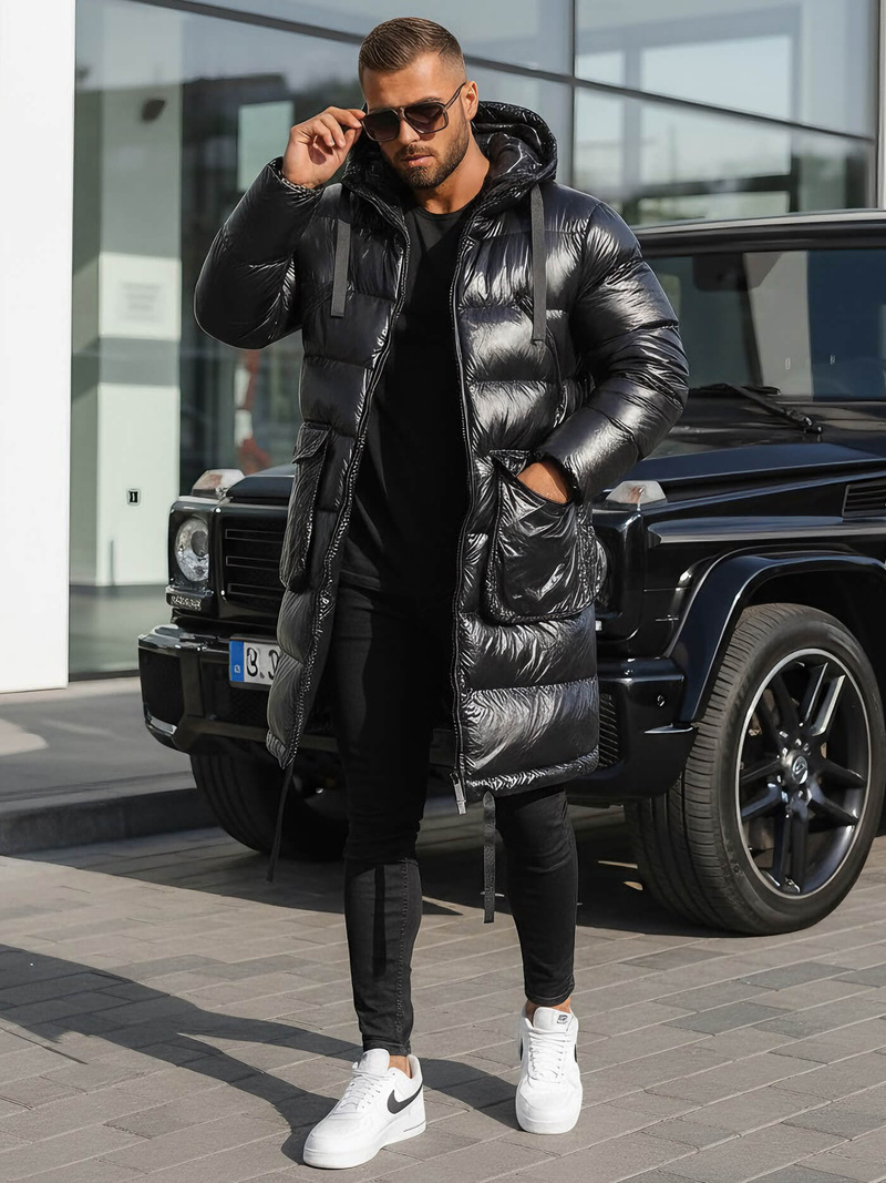 Мъжко яке черен OZONEE O/M3205Z