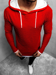 Мъжки суитшърт червена OZONEE O/1252Z