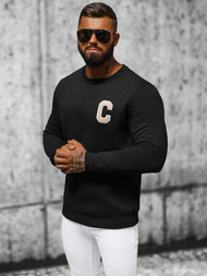 Мъжки суитшърт черен OZONEE NB/MF2019