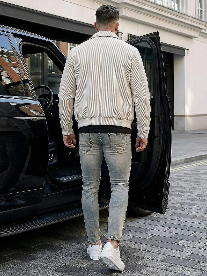 Мъжки дънки синьо OZONEE O/EM8886Z