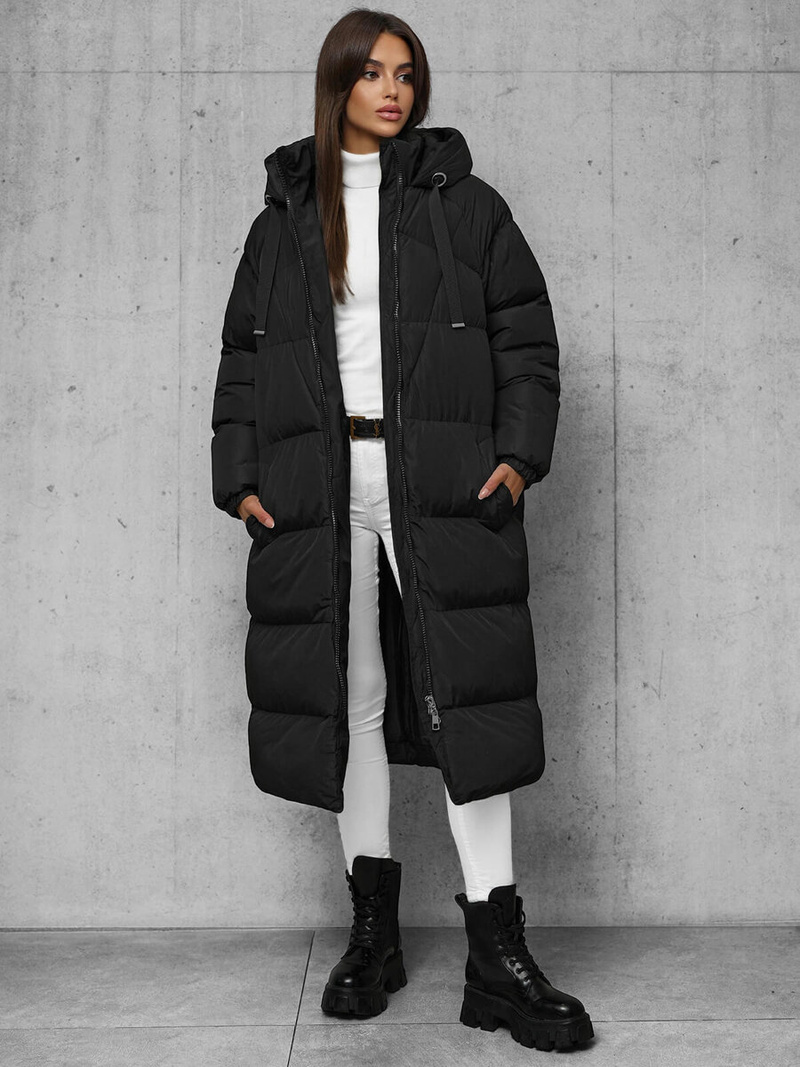 Дамско яке черно OZONEE JS/5M3163/392Z