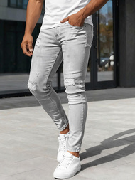 Мъжки дънки сив OZONEE DO/2822/2