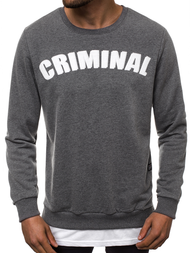 Мъжки суитшърт графитна OZONEE O/11113