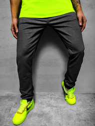 Мъжко долнище на анцуг графитно OZONEE JS/AM109Z