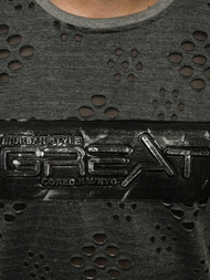 Мъжка тениска сива OZONEE JS/KS2083