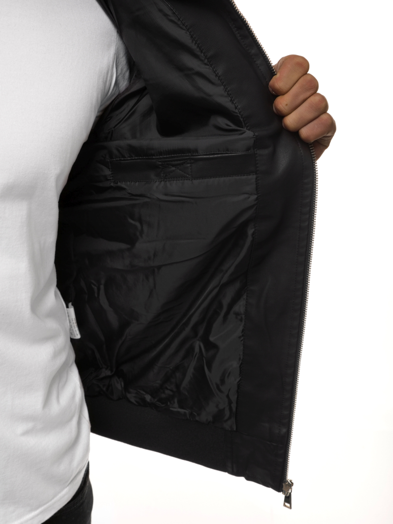 Мъжко яке черно OZONEE JB/JP1123