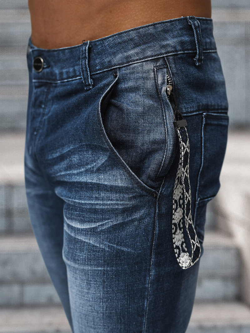 Мъжки дънки тъмно-синьо OZONEE NB/MP0091BS