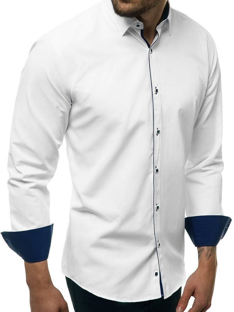 Мъжка риза OZONEE B/K64