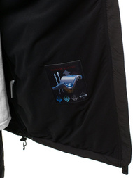 Мъжко яке SOFTSHELL черно и зелена OZONEE GE/12268