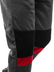 Мъжко долнище на анцуг графитно OZONEE JS/JZ11016