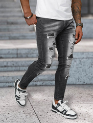 Мъжки дънки черни OZONEE NB/MP0152N