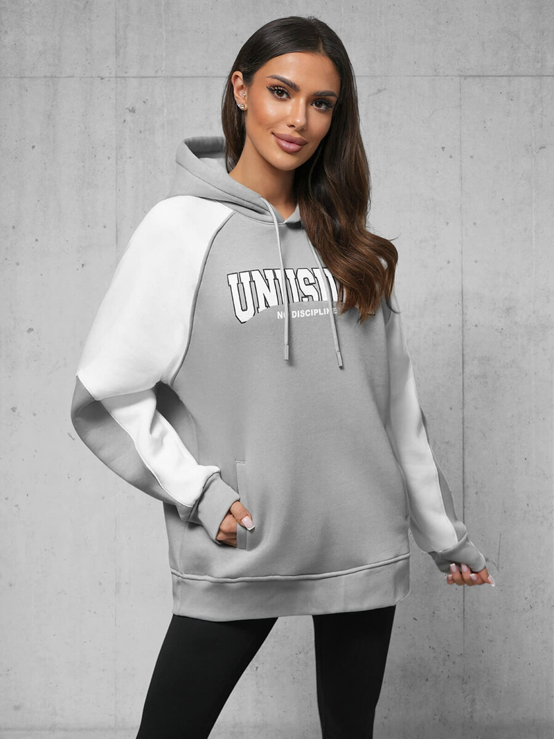 Cуитшърт сива OZONEE O/SWE23027