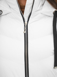 Дамско яке бяла OZONEE JS/M736/281Z