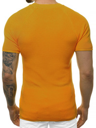 Мъжки пуловер камел OZONEE L/2474