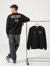 Мъжки суитшърт черен OZONEE JS/65B3917/3Z