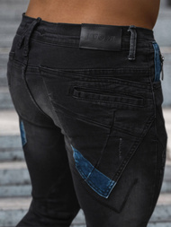 Мъжки дънки черни OZONEE NB/MP0025NZ