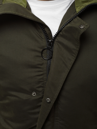 Мъжко яке тъмнозелена OZONEE JS/2019005