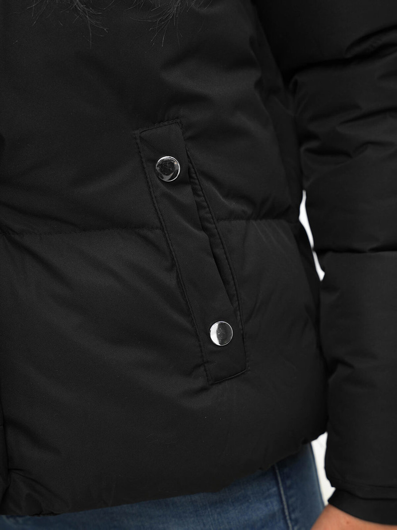 Дамско яке черно OZONEE JS/M23062/392