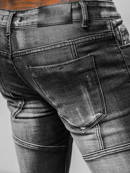 Мъжки дънки черни OZONEE NB/MP0047NZ