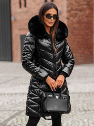 Дамско яке черна OZONEE JS/16M9100/392Z