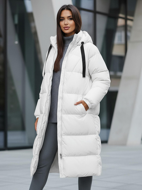 Дамско яке бял OZONEE JS/5M3163/281Z