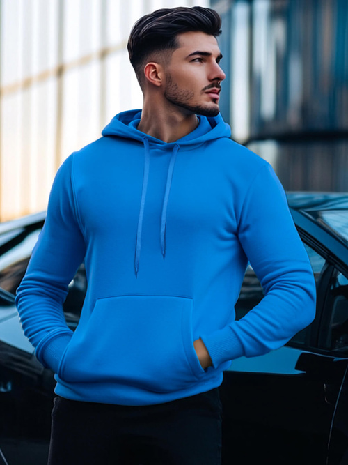 Мъжки суитшърт синя OZONEE JS/2009Z