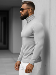 Мъжки пуловер сив OZONEE NB/MMB600/2