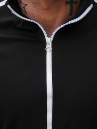 Мъжки суитшърт черен OZONEE O/2126Z