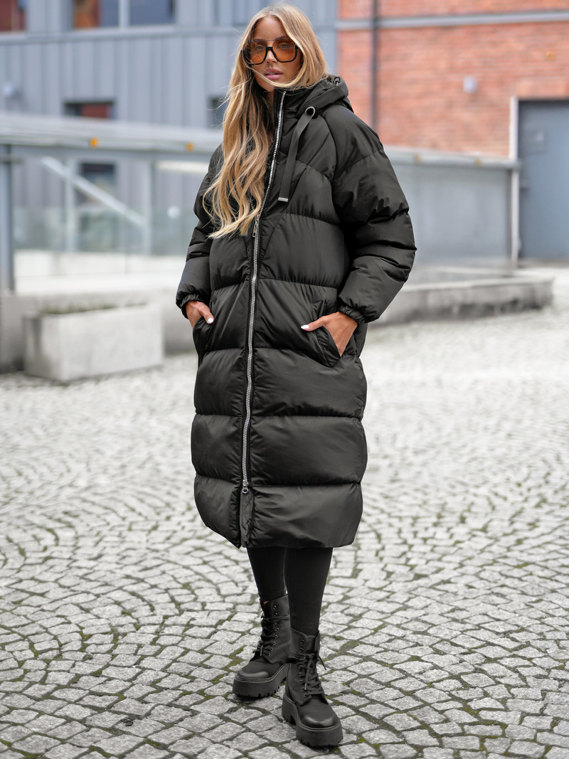 Дамско яке черно OZONEE JS/5M3163/392Z