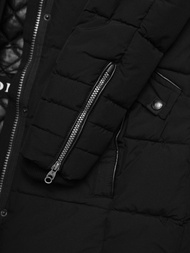 Дамско яке черно OZONEE O/W377Z