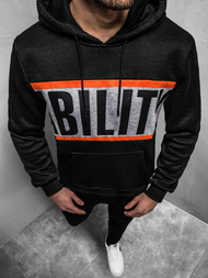 Мъжки суитшърт черна OZONEE JS/KS1936Z