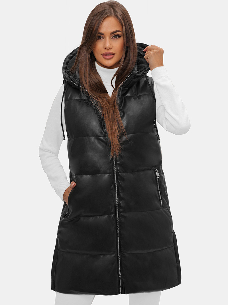 Дамска жилетка черна OZONEE O/AY756