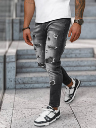 Мъжки дънки черни OZONEE NB/MP0152N