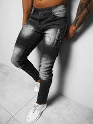 Мъжки дънки черни OZONEE NB/MP0046N