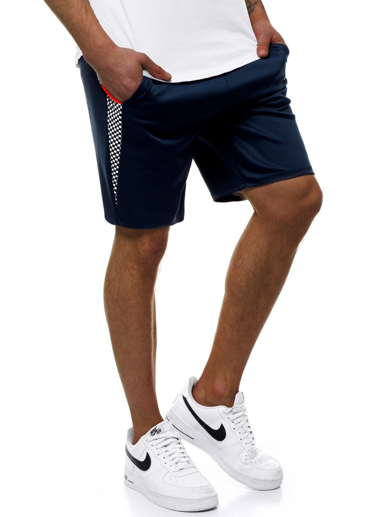 Мъжки панталонки тъмносиньо JS/KK300172