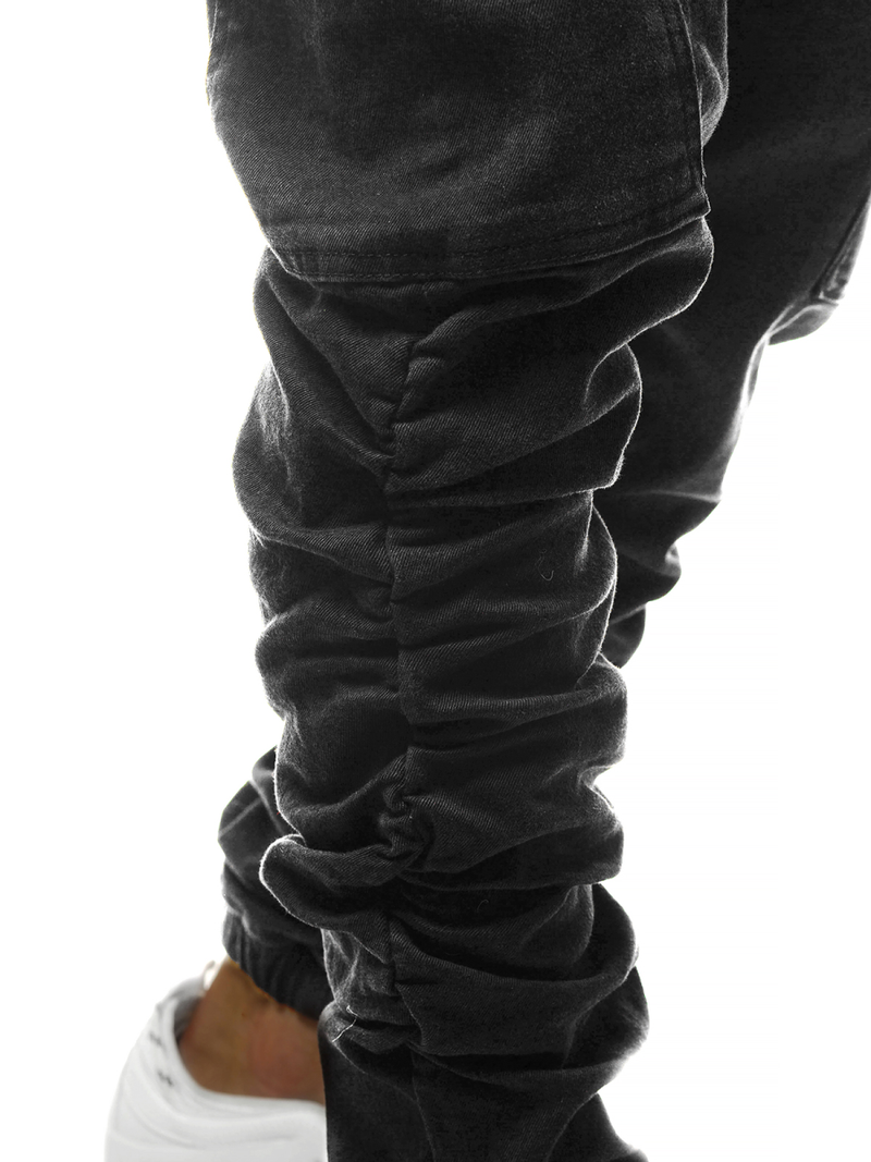 Мъжки панталони черни OZONEE O/B4967