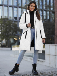 Дамско яке бял OZONEE JS/5M3168/281