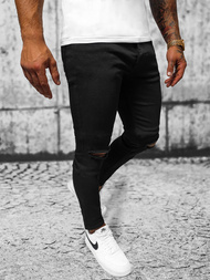 Мъжки дънки черни OZONEE E/5391/02