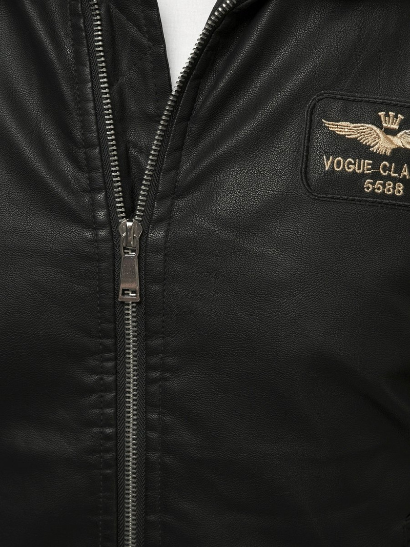 Мъжко яке черно OZONEE O/4811