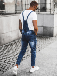 Мъжки дънки синьо OZONEE O/E9682