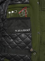 Дамско яке каки OZONEE O/W377