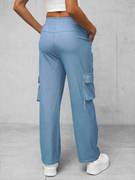 Джинсови панталони дамски синьо OZONEE O/HGM6610